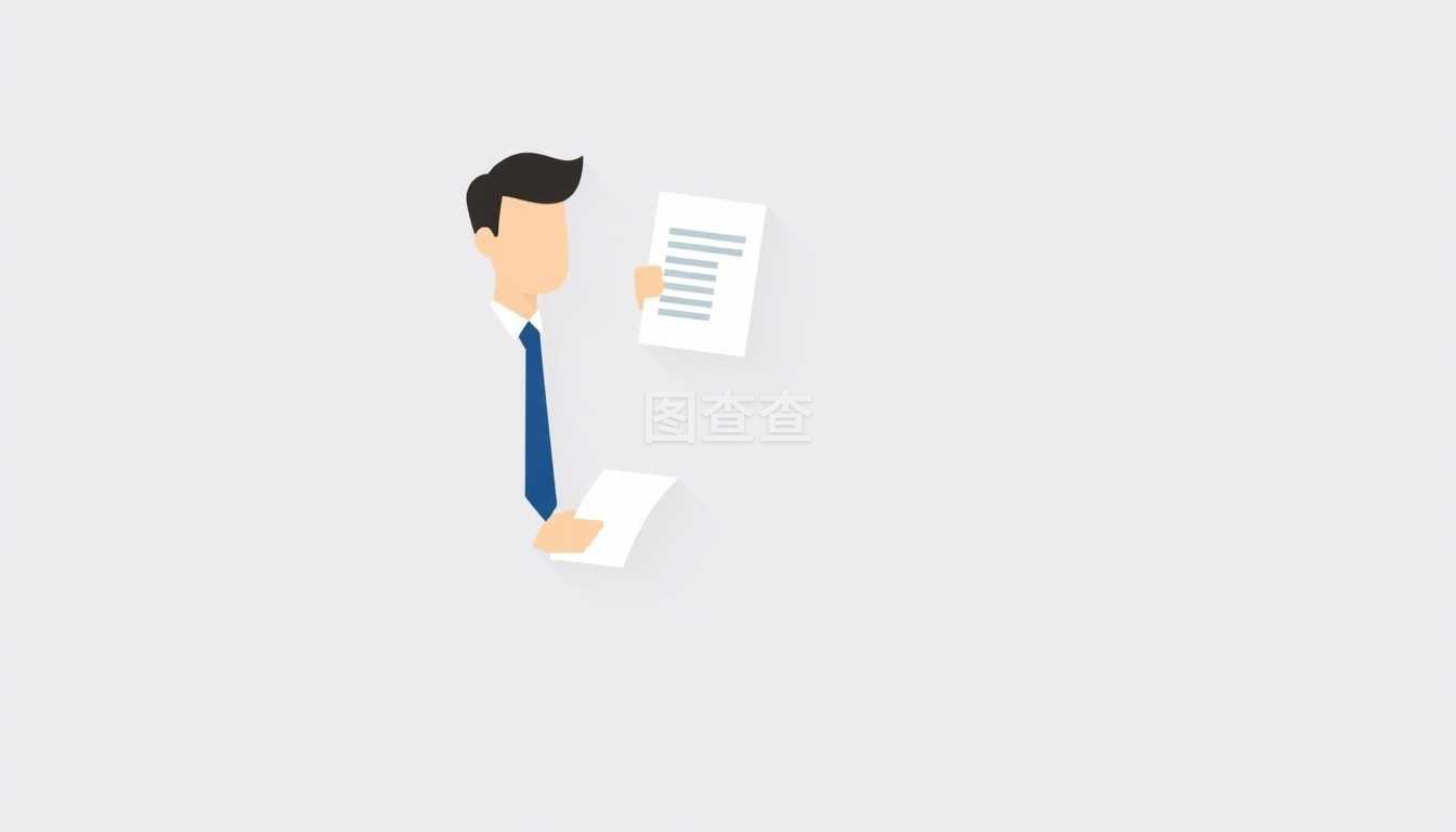 商務人士制作報表 圖標符號、平面現代網頁設計與長陰影空間的全新方案